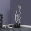 Barbell Storage Stand Vertical Barbell Holder with 5 Holes 4