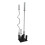Barbell Storage Stand Vertical Barbell Holder with 5 Holes 8