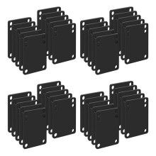 40 Pcs 3 mm Skateboard Riser Shock Pads Longboard Rise Pads Skateboard Shock Pads Soft Longboard Shockpads