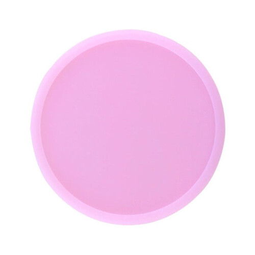 Sous-verre de bureau Poaug en silicone isolant rose