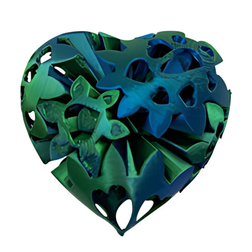 Gear Ball Cut-Outs Heart Home Decor Set 1