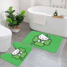 Sada kúpeľňových koberčekov Hello Kitty, protišmykové, savé, 2 ks