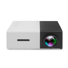 Proyector LED portátil para el hogar y los videojuegos.
