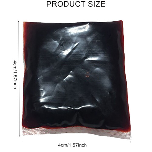 Sachets cadeaux rouge vif pour Halloween (5 pièces) 2