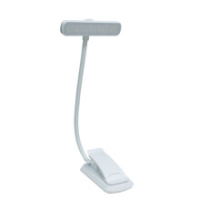 Boklampa Uppladdningsbara Boklampor Klämfäste 24 LED Boklampor för Läsning i Sängen på Natten 3 Färgtemperaturer Vit