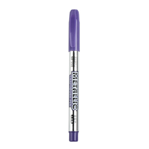 Permanent metallpenna för gör-det-själv-pyssel 1ml blå