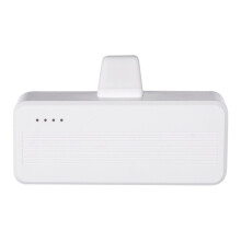 Batería externa con cargador portátil de 3000 mAh y puerto USB tipo C.