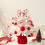 Mini Christmas Tree White Flocked 20 Inch Pre-lit with 8