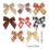 Christmas Bows Fabric Assorted Styles 10PCS 2