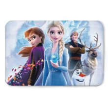 Anime Frozen Bathroom Carpet Super Soft Flannel 50x80 cm