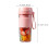 Poaug USB Rechargeable Mini Juicer 270ml Pink 3