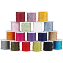 Sfoară de mărgele din nailon 0,6 mm 378 yarzi 18 culori
