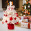 Christmas ornament red white rotating box 1 piece 4