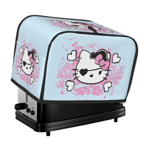 Hello Kitty Toasterabdeckung für 2-Scheiben-Toaster mit breiten Schlitzen