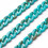 Lanț acrilic cu 5 fire, culori mixte, 70 cm 2
