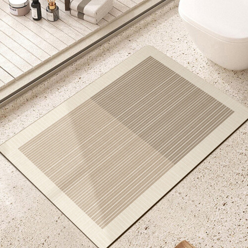 Tapis de bain ultra-absorbant à séchage rapide 40 x 60 cm
