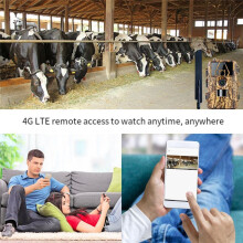 4G LIVE Wildkamera APP-Steuerung IR Nachtsicht Jagdfalle HD Kamera 60MP 8K mit SIM-Karte Mobile Wildkamera EUR