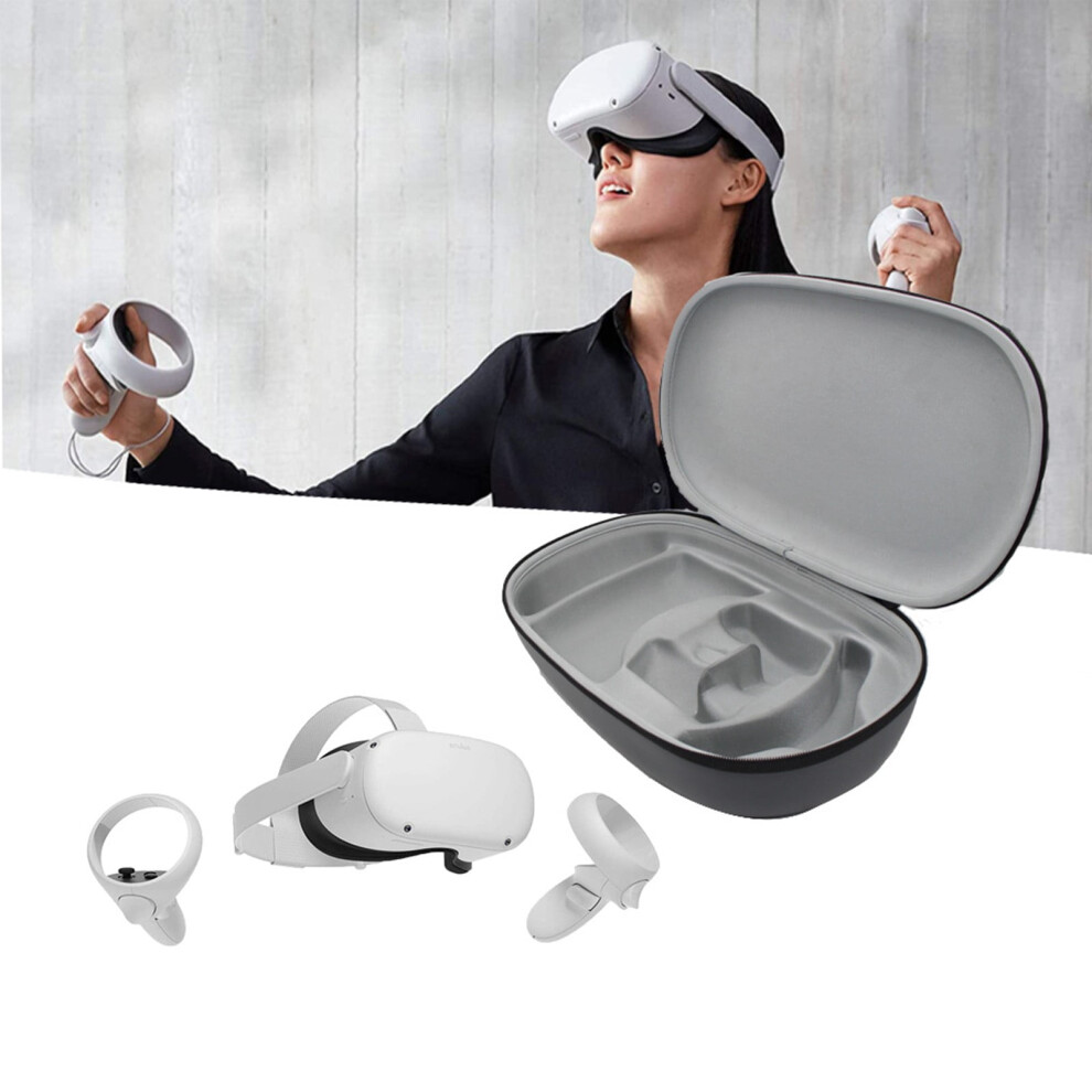 Vr Headset Carrying Case For 2 Headsets Gray 354484073709