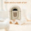 PAVEOS Bluetooth-luidspreker met subwoofer, draagbaar, kaki 5