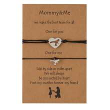 Set di braccialetti coordinati con dinosauri Mizh per mamma e figlio