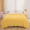 Poaug Lightweight Plush Ice Blanket Yellow 1