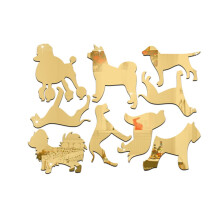 Dog Mirror Wall Sticker Acrylic Kids Decor 1 Piece