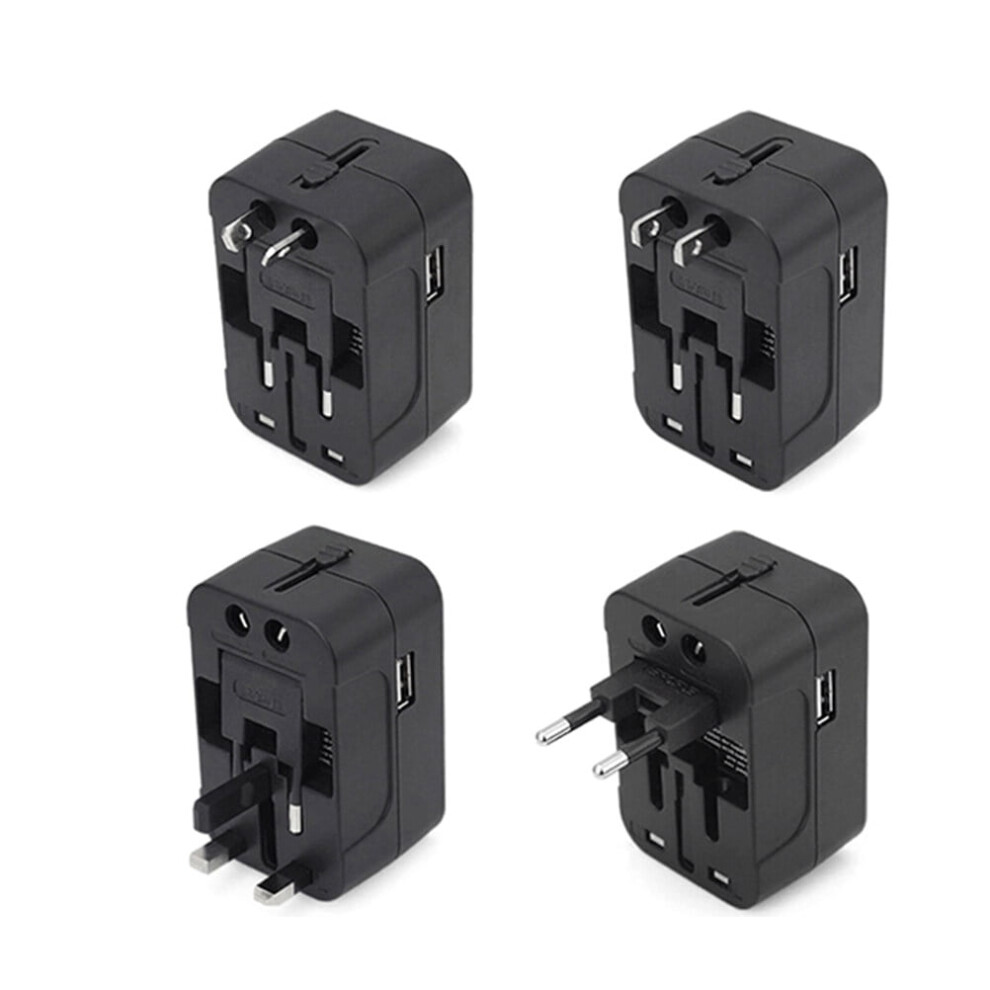 Mizh Travel Adapter Universal Power Converter With Dual Usb 354484082756