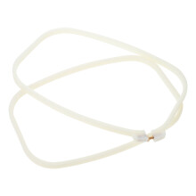 Broderiringe hvide plastik 2 stk.