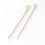 304 Rustfrit Stål Øjestift Gylden 40 mm 2 mm Hul 0,7 mm Stift 1
