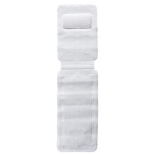 Tapis de bain antidérapant en caoutchouc blanc pour baignoire
