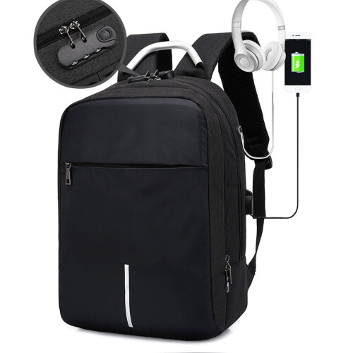 Mochila para Notebook PAVEOS Business de 15,6 polegadas, Preta 1