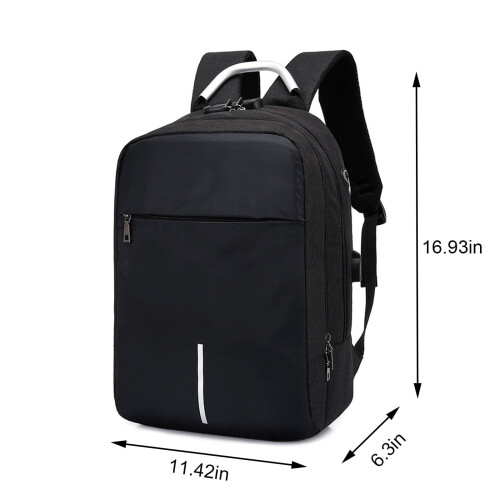 Mochila para Notebook PAVEOS Business de 15,6 polegadas, Preta 2