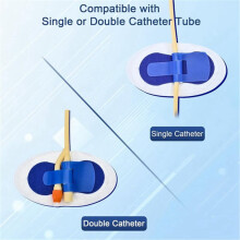 48pcs Foley Catheter Stabilization Device, Self Adhesive Catheter Tube Urinary Leg Bag Holder Sticker, Catheter Supplies