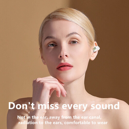 Trådløse øreclips med benledning Bluetooth 5.3 2