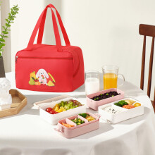 Geantă de picnic portabilă, geantă izolată pentru prânz Bento, 1 bucată