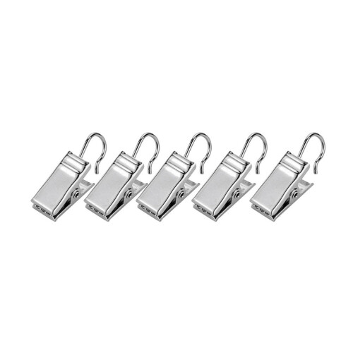 Pinces à rideaux en métal, 30 pièces 1