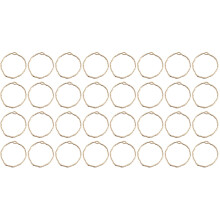 Accesorii decorative pentru cercei, rotunde, neregulate, 40 buc.