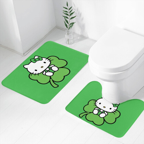 Sada kúpeľňových koberčekov Hello Kitty, protišmykové, savé, 2 ks 1
