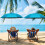 Guarda-sol Lucky Chair com presilha, 42 polegadas, proteção UV 7