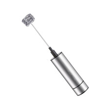 Mousseur à lait portatif en acier inoxydable (1 pièce)