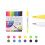 Hiroekza Doppellinien-Textmarker-Set, 12 Farben, 2 ml 1