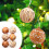 Χριστουγεννιάτικα Στολίδια από Αφρό Gingerbread Man Σετ 8εκ. 6