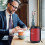 Enceinte Bluetooth portable PAVEOS rouge 5.0 3