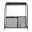 Clear Drawstring Backpack with Zipper Pocket 1 Pack 2