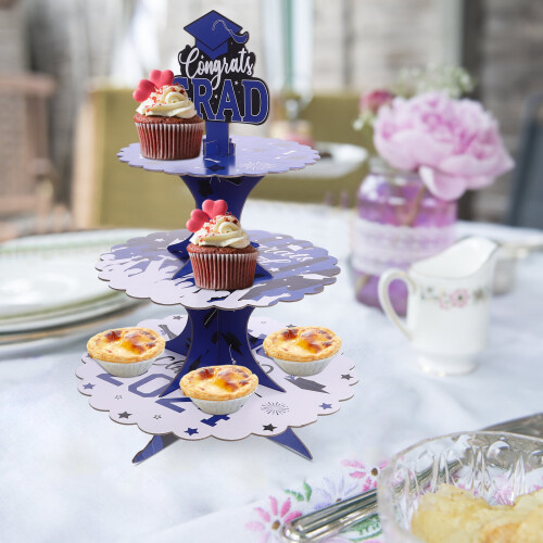 Cupcake-stander til dimission, 12-rums 1