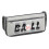 Gray pencil case large capacity stationery pouch 1