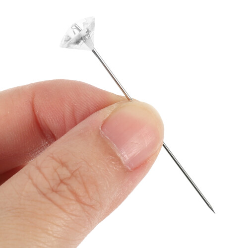 Spillo dritto per ricamo a treccia a bouquet, 100 pezzi 1