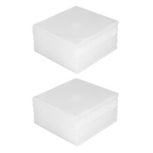 Guangmc transparent CD DVD storage case 20-pack
