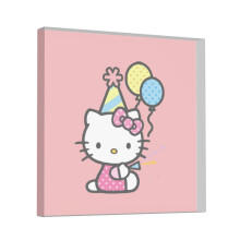 Hello Kitty Acryl-Quadratplakette mit inspirierenden Zitaten