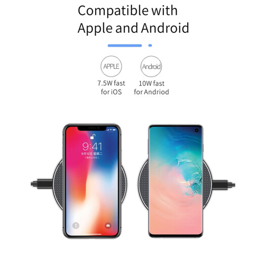 Încărcător wireless Încărcare rapidă de 10 W pentru smartphone-uri 2